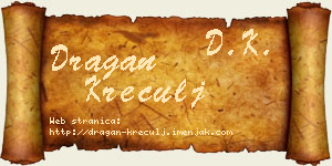 Dragan Kreculj vizit kartica